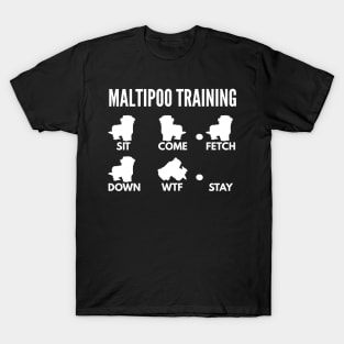 Maltipoo Training Maltipoo Tricks T-Shirt